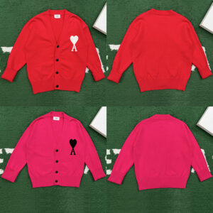 아미 【잔디집】 드 꾀흐 빅 하트 울 가디건 (레어)