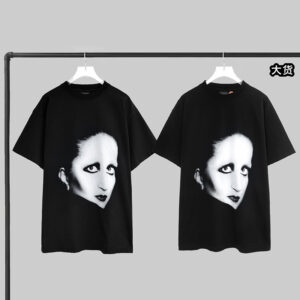 발렌시아가 【YD공장】 뮤직 미나 오버사이즈 반팔 티셔츠