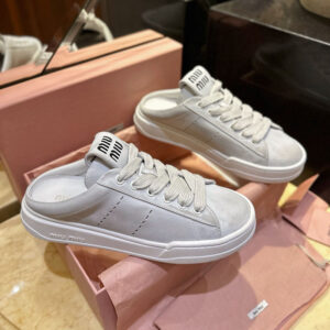 미우미우 [TJ공장] 블리치드 뮬 스니커즈