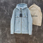 루이비통 데님 모노그램 자켓 인디고