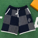 루이비통 [잔디집] 다미에 코튼 퀄티드 숏 팬츠 (레어)