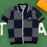 루이비통 [잔디집] 다미에 자카드 숏 슬리브드 반팔 셔츠 (레어)