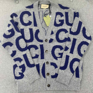 구찌 [터보공장] (TJ공장) 인타르시아 로고 울 가디건