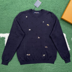 루이비통 【잔디집】 LV 블라종 롱 슬리브드 크루넥 (레어)