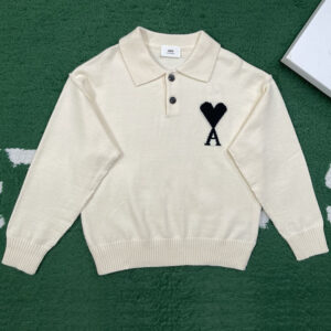 아미 【잔디집】 드 꾀흐 버진 울 폴로 스웨터 (레어)