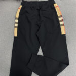 버버리 (TJ공장) 【터보】 체크 패널 코튼 조깅 팬츠