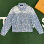 루이비통 【잔디집】 다미에 데님 트러커 자켓（레어）