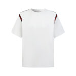 구찌 【잔디집2】 삼선 코튼 저지 반팔 티셔츠 (세븐)