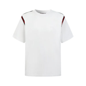 구찌 【잔디집2】 삼선 코튼 저지 반팔 티셔츠 (세븐)