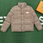 루이비통 【잔디집】 트위드 다운 블루종 (레어)