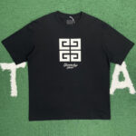 지방시 【잔디집】 4G 모티프 반팔 티셔츠 코튼 (레어)