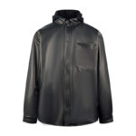 발렌시아가 【잔디집2】 로고 램스킨 셔츠 파카（세븐）