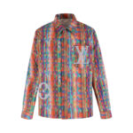 루이비통 【잔디집2】 트롱프뢰유 프린티드 오버셔츠（세븐）