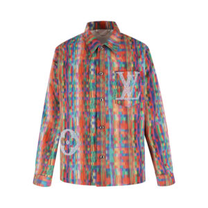 루이비통 【잔디집2】 트롱프뢰유 프린티드 오버셔츠（세븐）