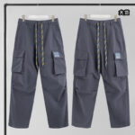 루이비통 【YD공장】 GOTS 오가닉 코튼 릴랙스드 카고 팬츠