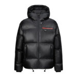 프라다 【잔디집2】 라이트 다운 후드 패딩 다운 자켓（세븐）