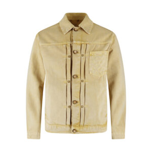 루이비통 【잔디집2】 타입 II 트러커 재킷 가먼트 다이드 데님 사하라 선（세븐）