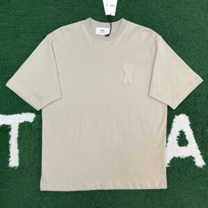 아미 【잔디집】 드 꾀흐 패치 티셔츠  (레어）