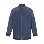 프라다 【잔디집2】 트라이앵글 로고 데님 셔츠 (세븐)