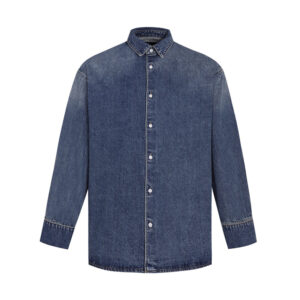 프라다 【잔디집2】 트라이앵글 로고 데님 셔츠 (세븐)