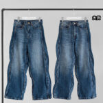 루이비통 【YD공장】 인디고 웨이비 위시드 데님 팬츠