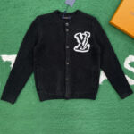 루이비통 【잔디집】 LV 인타르시아 니트 가디건 (레어)