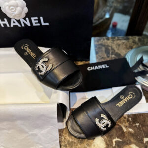 샤넬 【터보】 23c cc로고 펄 슬리퍼(TJ공장)