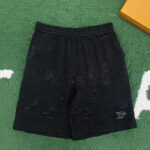 루이비통 【잔디집】 그래픽 자카드 플루이드 숏 팬츠（레어）