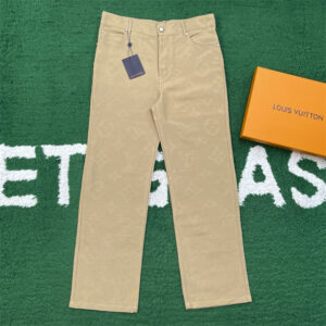 루이비통 【잔디집】 모노그램 엠브로이더드 스케이트 팬츠（레어）