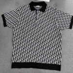 디올 【TJ공장】 오블리크 반소매 오버셔츠（터보）