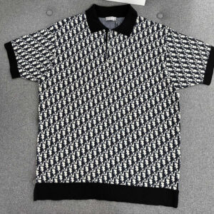 디올 【TJ공장】 오블리크 반소매 오버셔츠（터보）