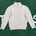 로로피아나 【잔디집】 발두기아 캐시미어 하프 집업 스웨터（레어）