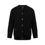 샤넬 【잔디집2】 CC 턴락 포켓 가디건（세븐）