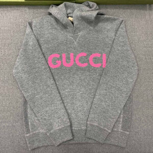 구찌 【터보】 로고 엠브로이더드 울 후디（TJ공장）