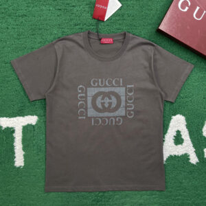 구찌 【잔디집】 인터로킹G 코튼 저지 프린트 티셔츠 (레어)