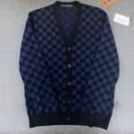 루이비통 【터보】 다미에 울 V넥 가디건（TJ공장）