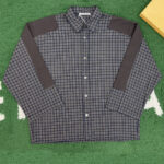 아크네 [잔디집] 체크 버튼-업 오버 셔츠