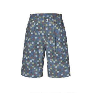 루이비통 【잔디집2】 다미에 샴브레이 반바지（세븐）