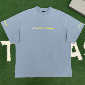 발렌시아가 【잔디집】 트랙수트 반팔 티셔츠 로고 오버사이즈 (레어)