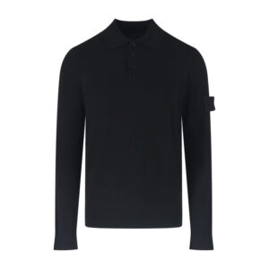 스톤아일랜드 【잔디집2】 고스트 니트 폴로 셔츠（세븐）