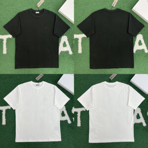 디올 【잔디집】 CD 아이콘 캐주얼 핏 티셔츠（레어）