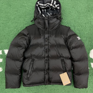 버버리 [잔디집] 디태처블 슬리브 후드 패딩