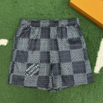 루이비통 【잔디집】 다미에 실크 숏 팬츠（레어）