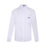 디올 【잔디집2】 파리스 라벨 코튼 포플린 셔츠（세븐）