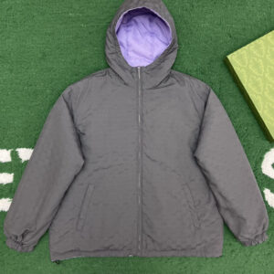 구찌 【잔디집】 GG 리버서블 립스탑 나일론 자켓（레어）