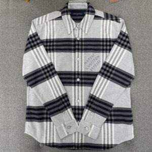 루이비통 【TJ공장】 MLVD 셔츠 롱 슬리브드 코튼 플란넬 (터보)