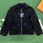 루이비통 【잔디집】 더블 페이스 울 리버서블 자켓（레어）