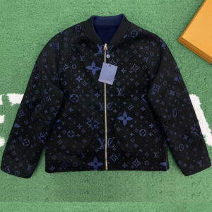 루이비통 【잔디집】 더블 페이스 울 리버서블 자켓（레어）