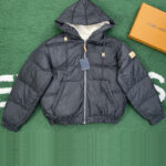 루이비통 【잔디집】 모노그램 다운 자켓 알파카 플리스 (레어)