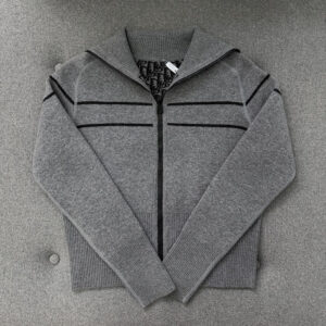 디올 【TJ공장】 리버서블 후드 지퍼 가디건（터보）